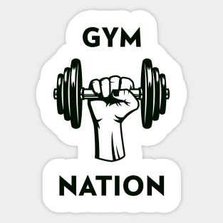 Gym Nation Sticker